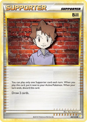 Pokemon TCG - HeartGold & SoulSilver - Bill - 89/123
