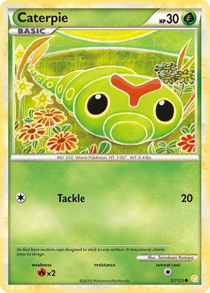 Pokemon TCG - HeartGold & SoulSilver - Caterpie - 57/123