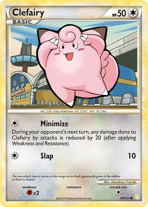 Pokemon TCG - HeartGold & SoulSilver - Clefairy - 60/123
