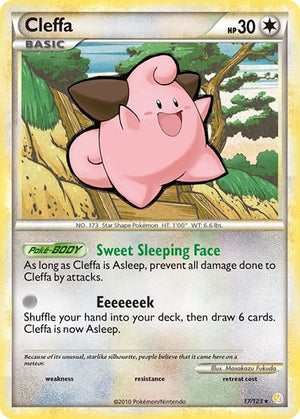 Pokemon TCG - HeartGold & SoulSilver - Cleffa - 17/123
