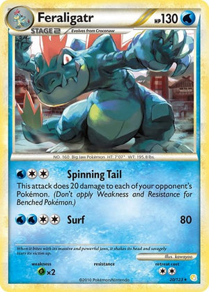 Pokemon TCG - HeartGold & SoulSilver - Feraligatr - 20/123