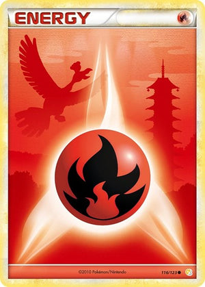 Pokemon TCG - HeartGold & SoulSilver - Fire Energy - 116/123