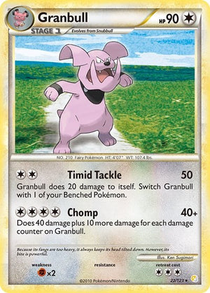 Pokemon TCG - HeartGold & SoulSilver - Granbull - 22/123