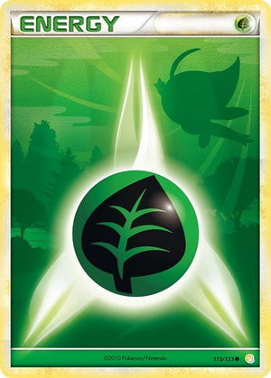Pokemon TCG - HeartGold & SoulSilver - Grass Energy - 115/123