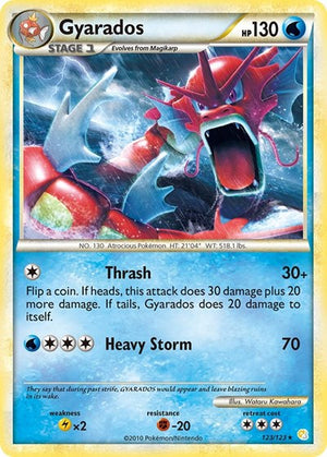 Pokemon TCG - HeartGold & SoulSilver - Gyarados - 123/123 - Reverse Holofoil