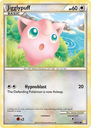Pokemon TCG - HeartGold & SoulSilver - Jigglypuff - 68/123