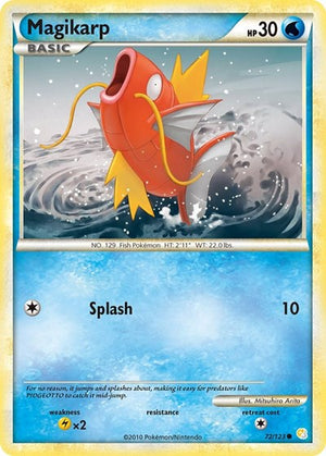 Pokemon TCG - HeartGold & SoulSilver - Magikarp - 72/123