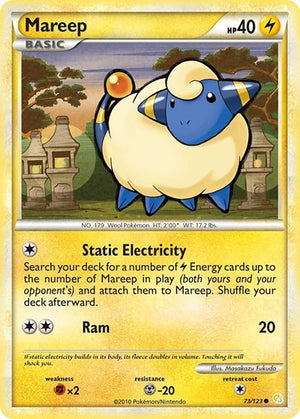 Pokemon TCG - HeartGold & SoulSilver - Mareep - 73/123