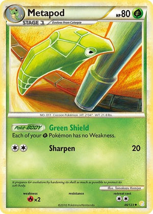 Pokemon TCG - HeartGold & SoulSilver - Metapod - 46/123