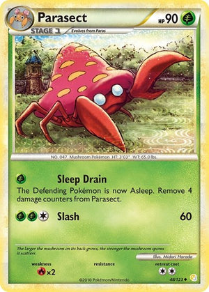 Pokemon TCG - HeartGold & SoulSilver - Parasect - 48/123