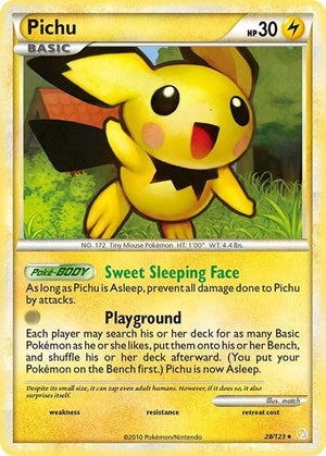 Pokemon TCG - HeartGold & SoulSilver - Pichu - 28/123