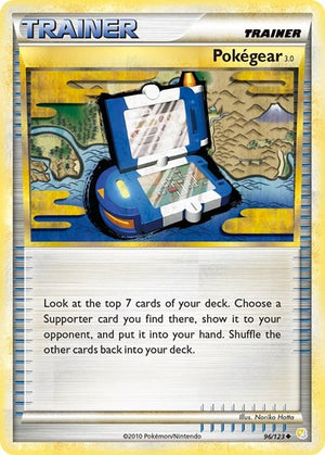 Pokemon TCG - HeartGold & SoulSilver - Pokegear 3.0 - 96/123 - Reverse Holofoil