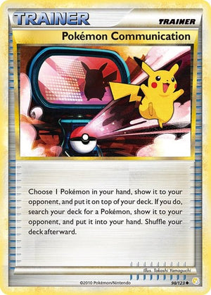 Pokemon TCG - HeartGold & SoulSilver - Pokemon Communication - 98/123 - Reverse Holofoil