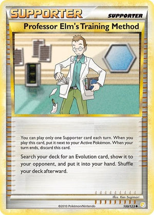 Pokemon TCG - HeartGold & SoulSilver - Professor Elm's Training Method - 100/123