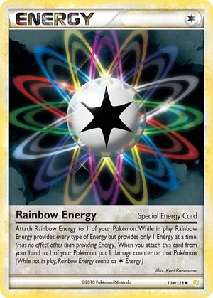 Pokemon TCG - HeartGold & SoulSilver - Rainbow Energy - 104/123 - Reverse Holofoil