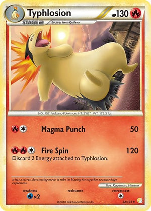 Pokemon TCG - HeartGold & SoulSilver - Typhlosion - 32/123