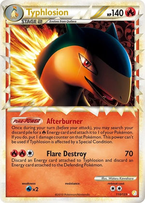 Pokemon TCG - HeartGold & SoulSilver - Typhlosion - 110/123 - Holofoil