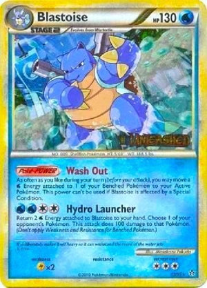 Pokemon TCG - HGSS Promos - Blastoise - (Prerelease) - 13/95 - Holofoil