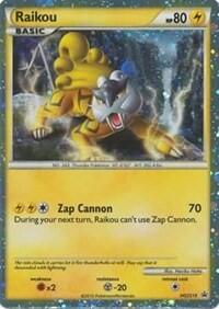 Pokemon TCG - HGSS Promos - Raikou - HGSS19 - HGSS19 - Holofoil