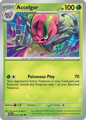 Pokemon TCG - SV09: Journey Together - Accelgor - 013/159