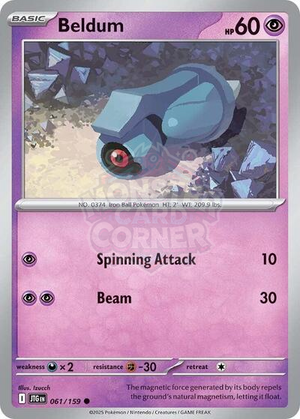 Pokemon TCG - SV09: Journey Together - Beldum - 061/159