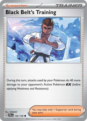 Pokemon TCG - SV09: Journey Together - Black Belt's Training - 145/159