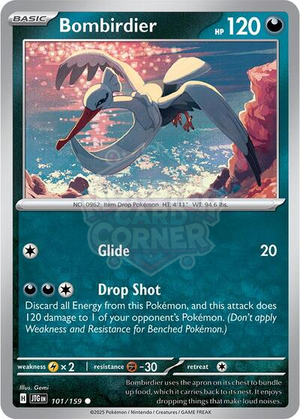 Pokemon TCG - SV09: Journey Together - Bombirdier - 101/159
