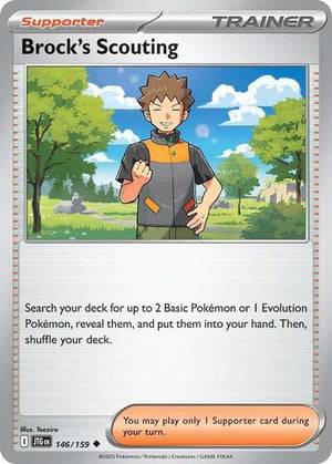 Pokemon TCG - SV09: Journey Together - Brock's Scouting - 146/159