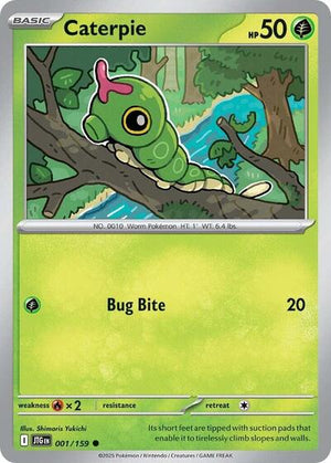Pokemon TCG - SV09: Journey Together - Caterpie - 001/159