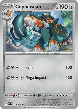 Pokemon TCG - SV09: Journey Together - Copperajah - 110/159 - Reverse Holofoil