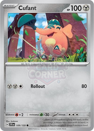 Pokemon TCG - SV09: Journey Together - Cufant - 109/159