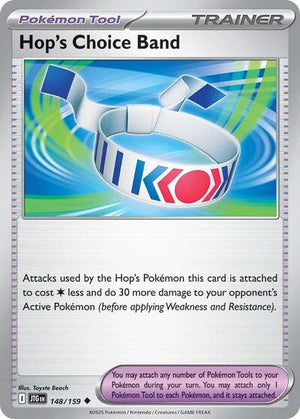 Pokemon TCG - SV09: Journey Together - Hop's Choice Band - 148/159 - Reverse Holofoil