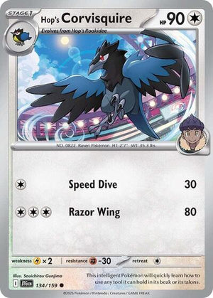 Pokemon TCG - SV09: Journey Together - Hop's Corvisquire - 134/159