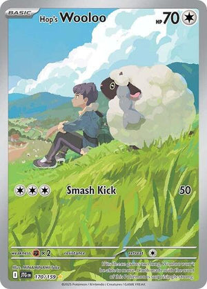 Pokemon TCG - SV09: Journey Together - Hop's Wooloo - 170/159 - Holofoil