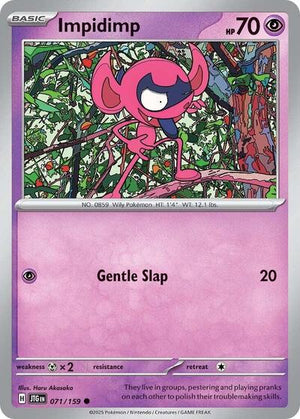 Pokemon TCG - SV09: Journey Together - Impidimp - 071/159