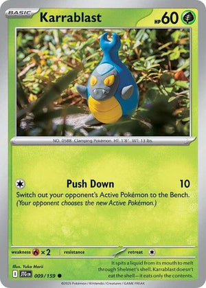 Pokemon TCG - SV09: Journey Together - Karrablast - 009/159
