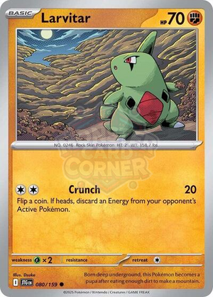 Pokemon TCG - SV09: Journey Together - Larvitar - 080/159