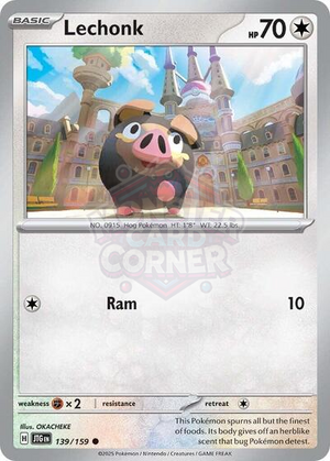 Pokemon TCG - SV09: Journey Together - Lechonk - 139/159