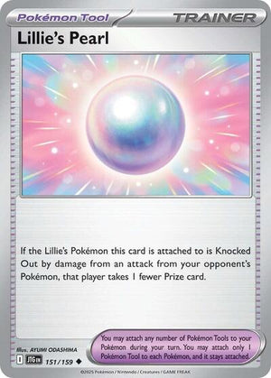 Pokemon TCG - SV09: Journey Together - Lillie's Pearl - 151/159 - Reverse Holofoil