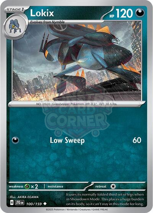 Pokemon TCG - SV09: Journey Together - Lokix - 100/159 - Reverse Holofoil