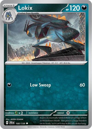 Pokemon TCG - SV09: Journey Together - Lokix - 100/159