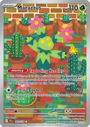 Pokemon TCG - SV09: Journey Together - Maractus - 160/159 - Holofoil
