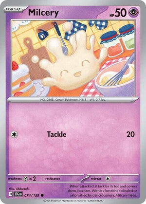 Pokemon TCG - SV09: Journey Together - Milcery - 074/159