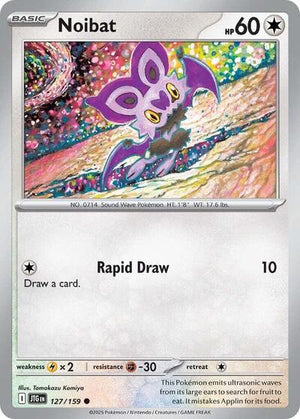 Pokemon TCG - SV09: Journey Together - Noibat - 127/159