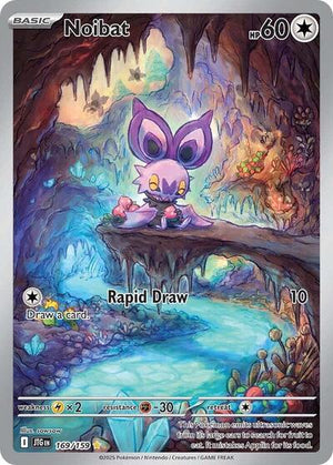 Pokemon TCG - SV09: Journey Together - Noibat - 169/159 - Holofoil