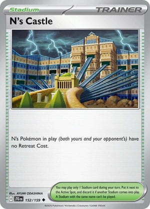 Pokemon TCG - SV09: Journey Together - N's Castle - 152/159
