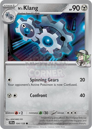 Pokemon TCG - SV09: Journey Together - N's Klang - 104/159