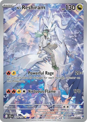 Pokemon TCG - SV09: Journey Together - N's Reshiram - 167/159 - Holofoil