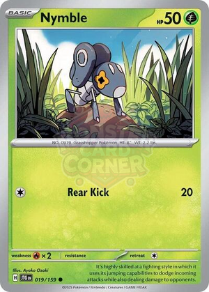 Pokemon TCG - SV09: Journey Together - Nymble - 019/159