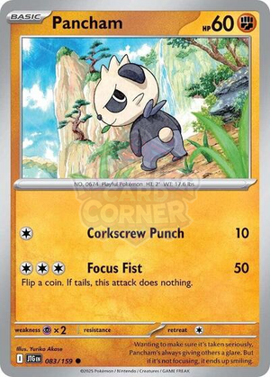 Pokemon TCG - SV09: Journey Together - Pancham - 083/159